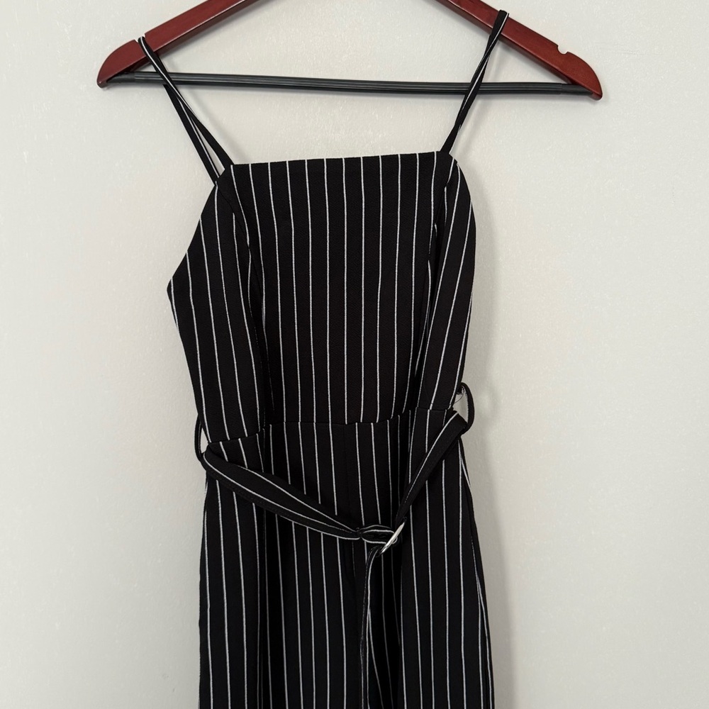 Black and white jumpsuit size XS